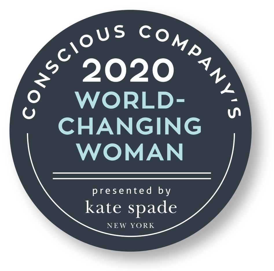 Conscious Company's 2020 World-Changing Woman award
